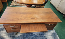 Load image into Gallery viewer, Clybourn Walnut Executive  Desk...by Crate &amp; Barrel
