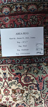 Load image into Gallery viewer, Handmade Wool Area Rug w/ COA...~10' x 7'...from Turkey

