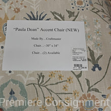 Load image into Gallery viewer, "Paula Dean" Greenwood Accent Chair (NEW)...by Craftmaster

