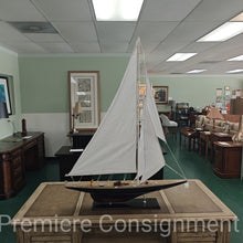Load image into Gallery viewer, Endeavor Large Sailboat Model 52" Tall
