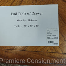 Load image into Gallery viewer, End Table...by Hekman
