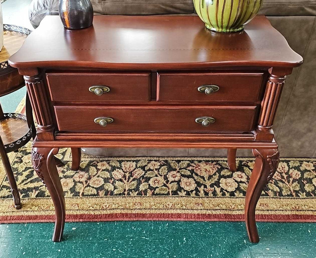 Small Three Drawer Accent Table