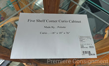 Load image into Gallery viewer, Corrner Curio Cabinet...by Pulaski

