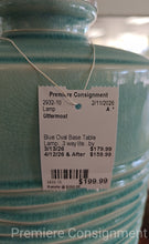 Load image into Gallery viewer, Blue Oval Base Table lamp...by Uttermost
