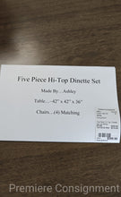 Load image into Gallery viewer, Five Piece &quot;Hi-Top&quot; Dinette Set...by Ashley
