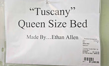 Load image into Gallery viewer, &quot;Tuscany&quot; Queen Bed...by Ethan Allen
