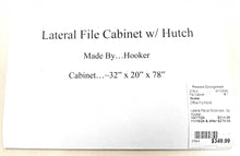 Load image into Gallery viewer, Lateral File w/ Bookcase...by Hooker
