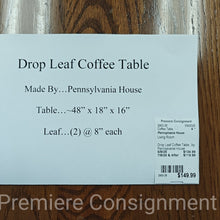 Load image into Gallery viewer, Drop Leaf Coffee Table...by Pennsylvania House
