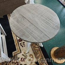 Load image into Gallery viewer, &quot;Distressed&quot; Round Accent Table
