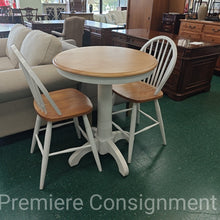 Load image into Gallery viewer, Wood Pub Table and Stool Bistro/Pub Set
