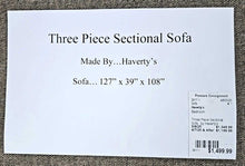 Load image into Gallery viewer, Three Piece Sectional Sofa...by Haverty&#39;s
