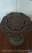 Load image into Gallery viewer, Morrocan Inlayed Side Table with opening top

