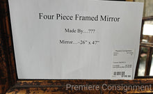 Load image into Gallery viewer, Four Piece Framed Wall Mirror
