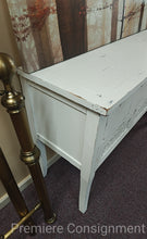 Load image into Gallery viewer, Distressed Storage Table w/ Drawers
