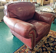 Load image into Gallery viewer, Leather Chair w/ Ottoman...by Whittmore - Sherrill
