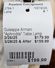 Load image into Gallery viewer, Guiseppe Armani Aphrodite Table Lamp
