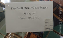 Load image into Gallery viewer, Four Shelf Etagere
