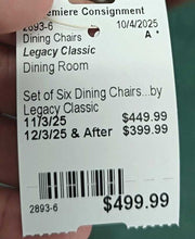 Load image into Gallery viewer, Set of Six Dining Chairs...by Legacy Classic
