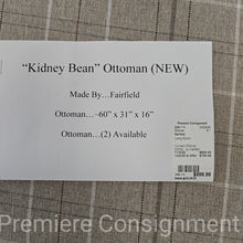 Load image into Gallery viewer, Curved Ottoman (NEW)...by Fairfield
