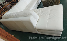 Load image into Gallery viewer, White Leather Sectional Sofa...by Menoir Casa
