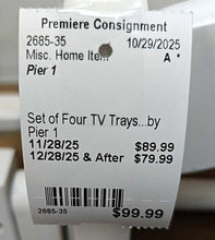 Load image into Gallery viewer, Set of Four TV Trays...by Pier 1
