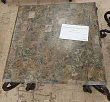 Load image into Gallery viewer, Wrought Iron and  Stone End table
