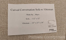 Load image into Gallery viewer, Conversation Sofa w/ Ottoman...by Mayo
