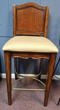 Load image into Gallery viewer, Stationary Barstool w/ Upholstered Seat
