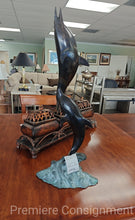 Load image into Gallery viewer, Bronze Dolphin sculpture
