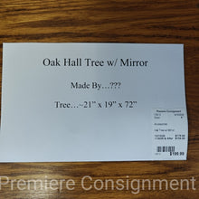 Load image into Gallery viewer, Hall Tree w/ Mirror
