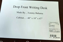Load image into Gallery viewer, Drop Front Writing Desk...by Tommy Bahama
