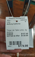 Load image into Gallery viewer, Three Lite Table Lamp...by Anthony
