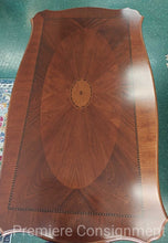 Load image into Gallery viewer, Inlaid Top Writing Desk w/  Drawers
