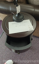 Load image into Gallery viewer, Small Round Accent table w/ Drawer
