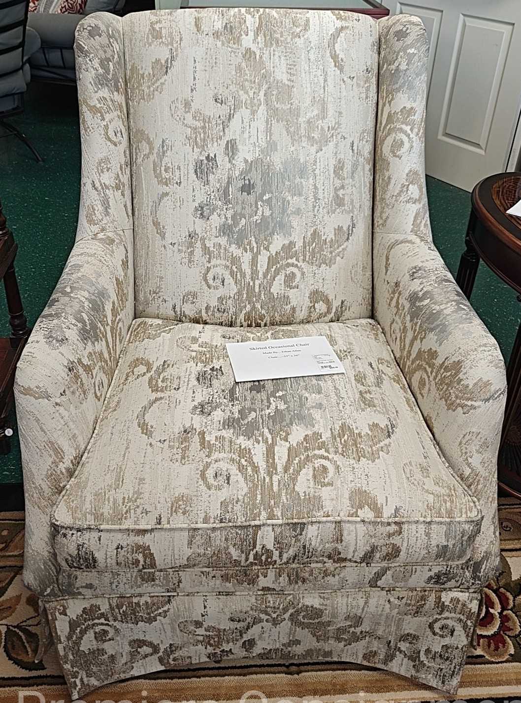 Skirted Occasional Chair...by Ethan Allen