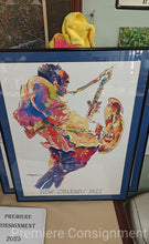 Load image into Gallery viewer, Framed Jazz Saxophone Print signed Micheal Smiroldo
