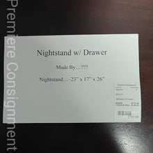 Load image into Gallery viewer, Nightstand w/ Drawer
