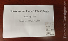Load image into Gallery viewer, Bookcase w/ Lateral File Cabinet

