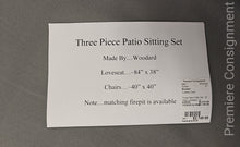 Load image into Gallery viewer, Three  Piece Patio Set...by Woodard
