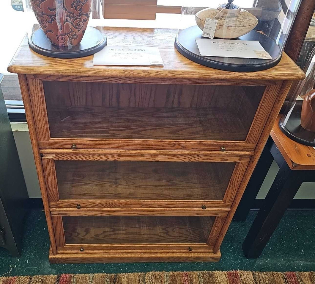 Three Shelf Lawyer Bookcase with little damage