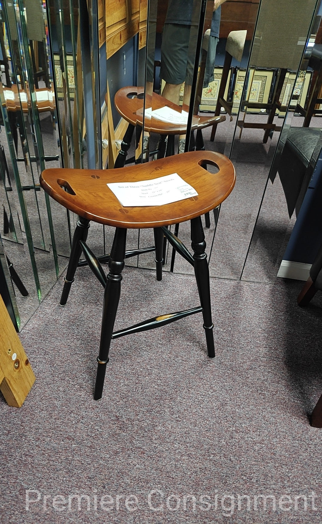 Set of Three Barstools