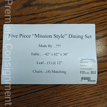 Load image into Gallery viewer, Five Piece Dining Set
