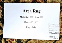 Load image into Gallery viewer, Poly Area Rug...~9&#39; x 13&#39;
