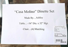 Load image into Gallery viewer, Five Piece Dining Set...table, (4) chairs...by Ashley
