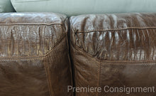 Load image into Gallery viewer, &quot;Almond Paisley&quot; Leather Sofa...by USA  Premiium Leather
