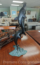 Load image into Gallery viewer, Bronze Dolphin sculpture
