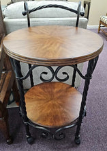 Load image into Gallery viewer, Wrought Iron Serving Cart

