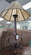 Load image into Gallery viewer, Mexican Wrought Iron Base Table Lamp
