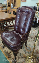 Load image into Gallery viewer, Tufted Leather Stationary Office Chair...by Leather Master
