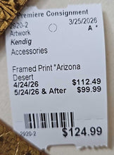 Load image into Gallery viewer, Framed Print "Arizona Desert Landscape"...by Kendig
